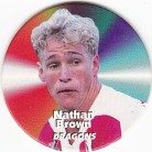 1997 Fatty's Turn it Up Pog #33 - Nathan Brown