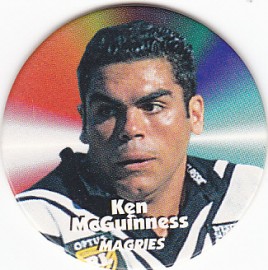 1997 Fatty's Turn it Up Pog #37 - Ken McGuiness