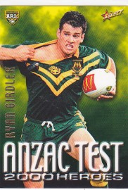 2000 Anzac Test Heroes A11 Ryan Girdler