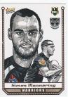 2007 Champions SK30 Sketch Card Simon Mannering