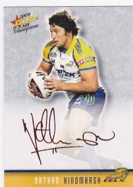 2009 Champions FS29 Red Foil Signature Nathan Hindmarsh