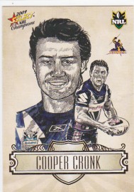2009 Champions SK14 Sketch Card Cooper Cronk