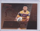 2020 Traders Bronze Authentic Series Signature ASB01 - Payne Haas