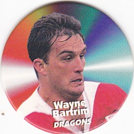 1997 Fatty's Turn it Up Pog #31 - Wayne Bartrim