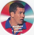 1997 Fatty's Turn it Up Pog #20 - Matthew Johns