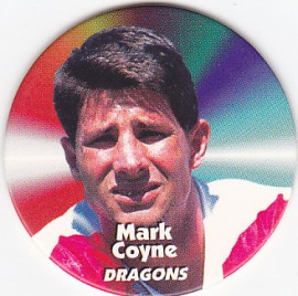 1997 Fatty's Turn it Up Pog #34 - Mark Coyne