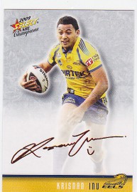 2009 Champions FS28 Red Foiled Signature Krisnan Inu