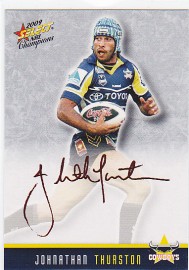 2009 Champions FS25 Red Foil Signature Johnathan Thurston