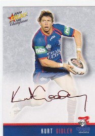 2009 Champions FS22 Red Foil Signature Kurt Gidley