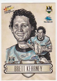 2009 Champions SK07 Sketch Card Brett Kearney