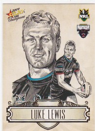 2009 Champions SK21 Sketch Card Luke Lewis