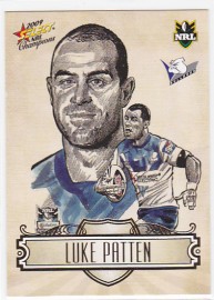 2009 Champions SK04 Sketch Card Luke Patten