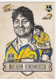 2009 Champions SK19 Sketch Card Nathan Hindmarsh