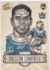 2009 Champions SK10 Sketch Card Preston Campbell