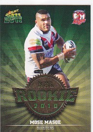 2011 Champions R51 Rookie Card Mose Masoe