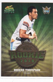 2011 Champions R18 Rookie Card Bodine Thompson