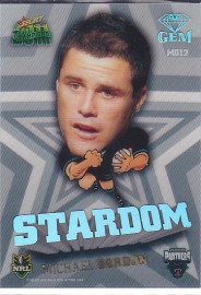 2011 Champions MG12 Stardom GEM Michael Gordon